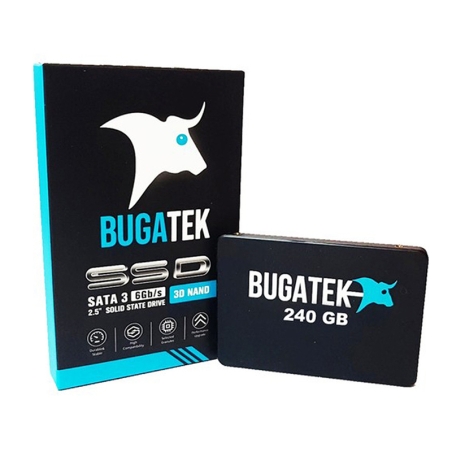 BUGATEK 240GB 540/500MB/S 3D NAND SATA 3 2.5 İNÇ SSD