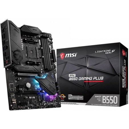 MSI Mpg B550 Gaming Plus Amd B550 Soket Am4 Ddr4 4400(OC)mhz Atx Gaming (OYUNCU) Anakart