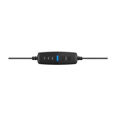 RAMPAGE RM-K1 PULSAR USB 7.1 SURROUND RGB IŞIK EFEKTLİ OYUNCU KULAKLIK - SİYAH